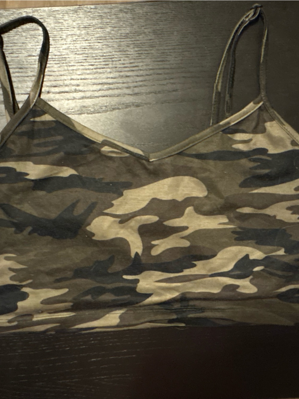 Womens Camo Bralette - Green - Bandeau